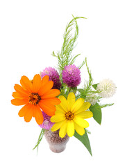 mix flower in vase