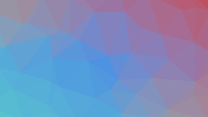 Fototapeta premium Multicolor polygon pattern. Low poly design 