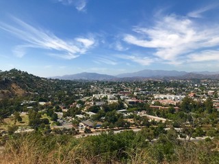 Fototapeta na wymiar View of the city of LA