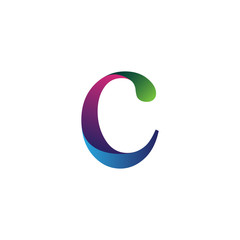 initial letter c concept logo vector