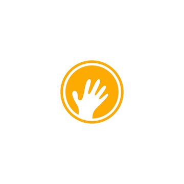 palms and circles icon