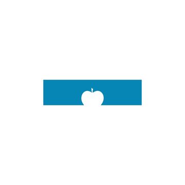 rectangular apples icon logo