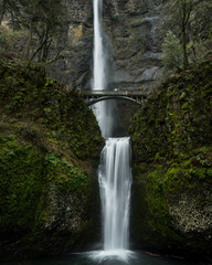 waterfall in the forest of Oregon Portland