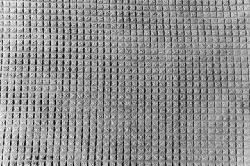black and white blanket tech fiber square shapes