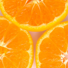 orange slice, clipping path, isolated on white background

