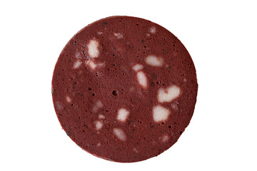 slice of a blood sausage