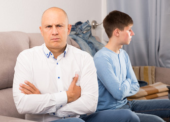 Man and his son offended at each other