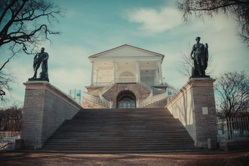 The Catherine Palace, Tsarskoye Selo, Pushkin, Saint-Petersburg, Russia