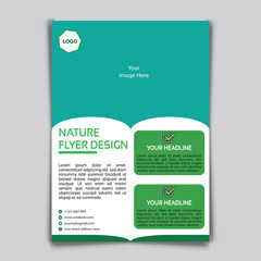 Corporate flyer / Brochure template. This is can be used for any company branding or personal business branding. It's very modern and simple design. You can edit it smoothly. 