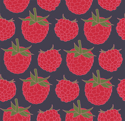 Seamless repeating pattern of berries