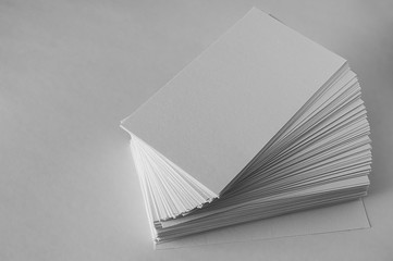 business cards beveled stack mocap