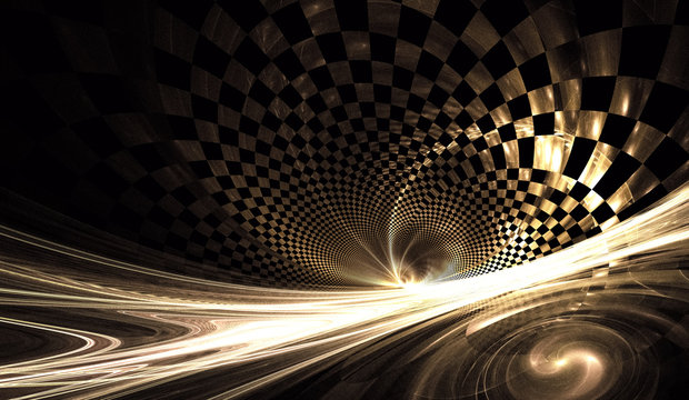 dark mystery background. racing concept