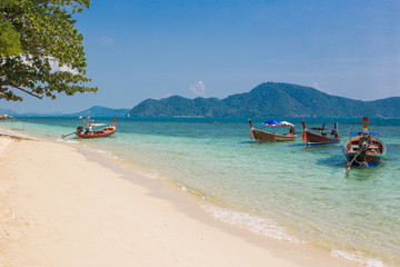  thailand, boat, tropical, sand, travel, sky, summer, landscape, nature, coast, blue, bay, paradise, tourism, asia, holiday, relax, turquoise, beautiful,beach, island, thailand, water, tropical