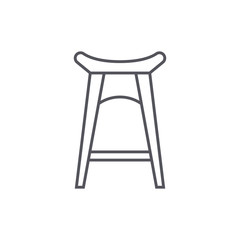 Stool icon. Vector Illustration