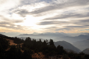 Nepal Poon Hill Trekking Scenery 