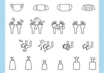 マスク　手洗い　石鹸　ボトル　セット