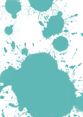 Obraz premium 水しぶきのイメージ 青