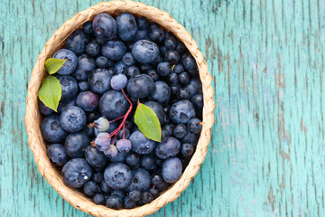 fresh blueberries