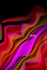 Liquid gradients abstract background, color wave pattern poster design for Wallpaper, Banner, Background, Card, Book Illustration, landing page