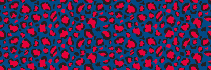 Leopard background. Seamless pattern.Vector.
豹柄パターン