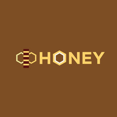 Honey Bee Logo Concept 4