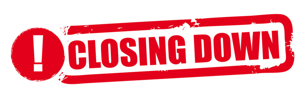 Closing down on sale