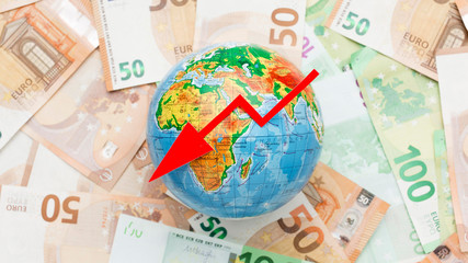 Concept of global economic crisis