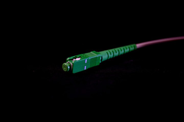 Fiber optic connector to internet