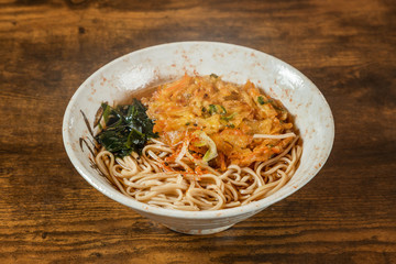 うちたて新そば Newly made raw soba Japanese foods