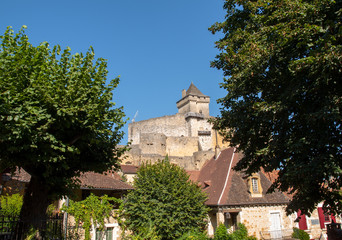 Fototapeta na wymiar Chateau de Castelnaud, medieval fortress at Castelnaud-la-Chapelle, Dordogne, Aquitaine, France