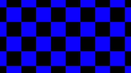 Blue & black color checker board abstract background,chessboard
