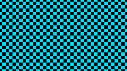 Cyan & black checker board abstract background,Chessboard 