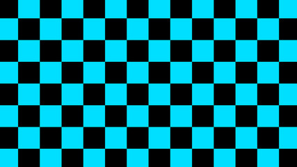 Cyan & black color abstract background,New chessboard abstract background