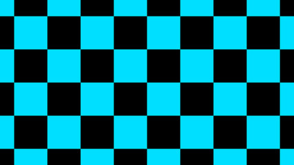 Cyan & black color abstract background,New chessboard abstract background