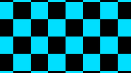 Cyan & black color abstract background,New chessboard abstract background