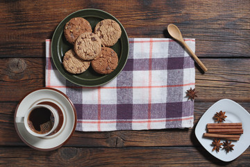 Cookies, coffee and spices