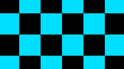 Cyan & black color abstract background,New chessboard abstract background
