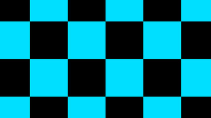 Cyan & black color abstract background,New chessboard abstract background