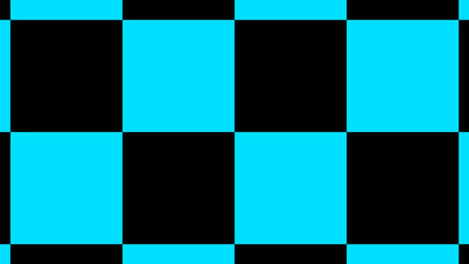 Fototapeta na wymiar Cyan & black color abstract background,New chessboard abstract background