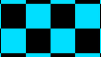 Cyan & black color abstract background,New chessboard abstract background
