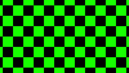 New green & black color checker board abstract background,chessboard abstract