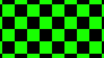 New green & black color checker board abstract background,chessboard abstract