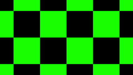 New green & black color checker board abstract background,chessboard abstract