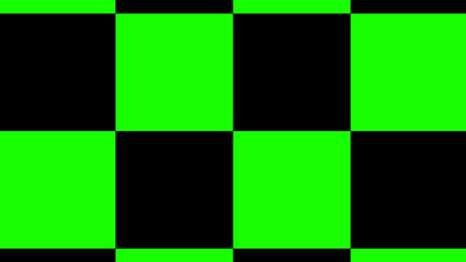 New green & black color checker board abstract background,chessboard abstract