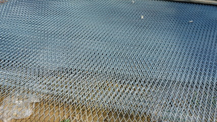 Scrap materials in the construction site