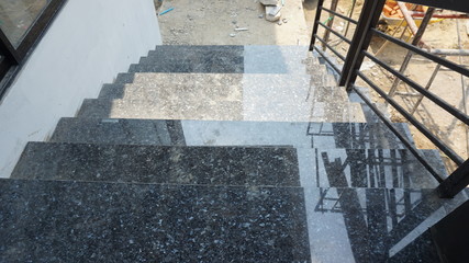 Stairway step up  to the house