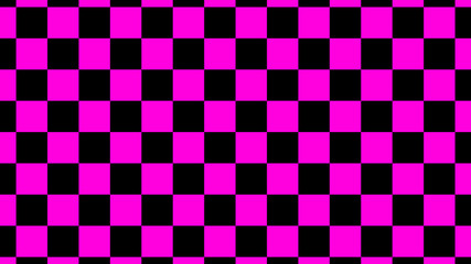 Amazing pink & black checker board abstract background,chess board