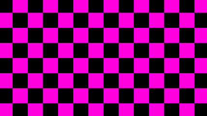 Amazing pink & black checker board abstract background,chess board