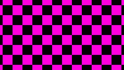 Amazing pink & black checker board abstract background,chess board
