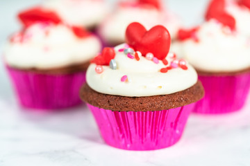 Red velvet cupcakes